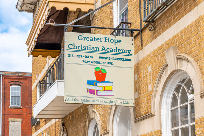 Greater Hope Christian Academy was founded in 1991 and is located in the Paschall neighborhood.