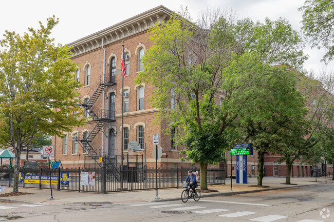 Ward J Elementary School Public Pre-K, Elementary & Middle School main building.