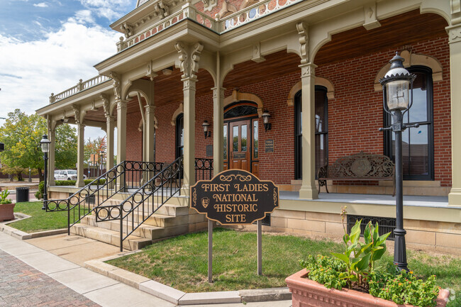 The First Ladies National Historic Site is located near Logan Wood in downtown Canton, Ohio.