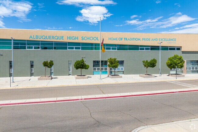 Albuquerque High School bridges education and community in the Downtown Area of Albuquerque.