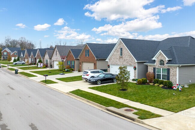 Some Shetland subdivisions features single-story and 1.5 story homes.