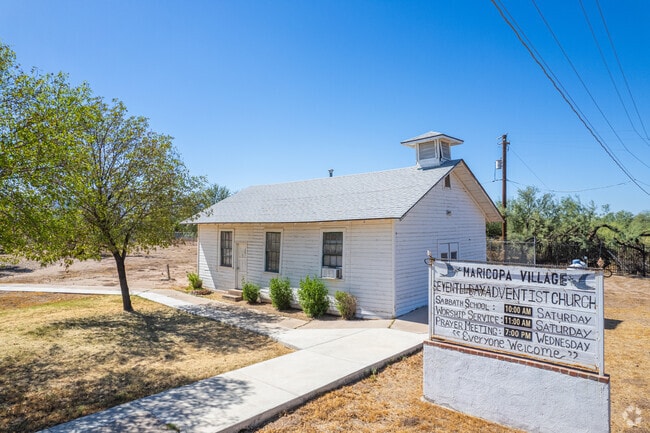 The picturesque church building at Maricopa Village Adventist School in Laveen.