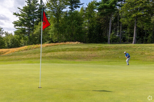 Montague Golf Club offers tree-lined fairways and a peaceful setting for golfers.