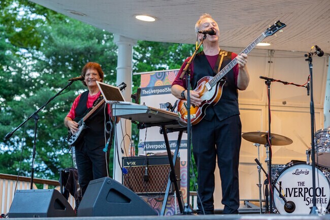 The Liverpool Shuffle takes the stage at the Northport Summer Concert Series.