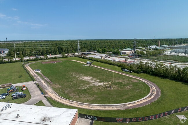 Woodcreek Middle hosts a full-sized football field with a mile-long running track around it.