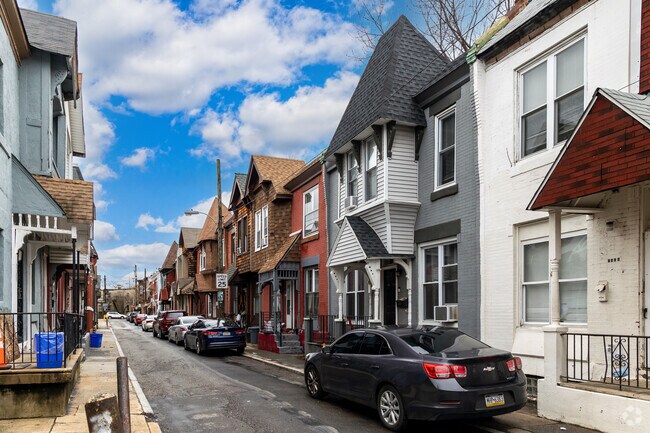 You can find some streets in Nicetown where the house have more flare to them.