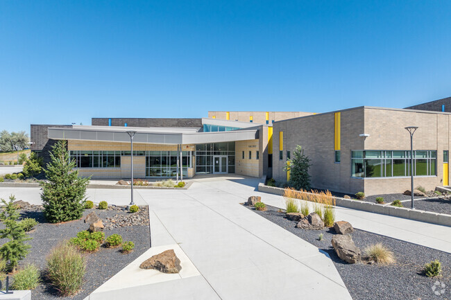 Glover Middle School sits near the local high school.