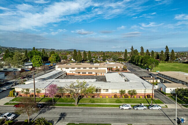 A faculty building at St Bruno Catholic School in Whittier.