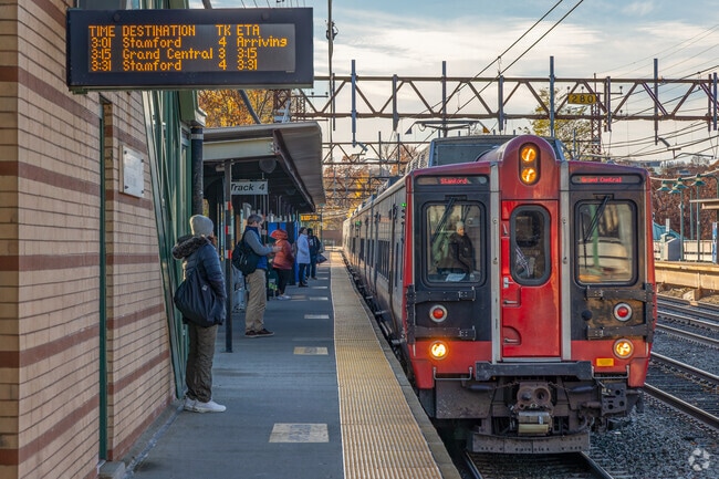 Enjoy the convenience of public transportation available in Greenwich.