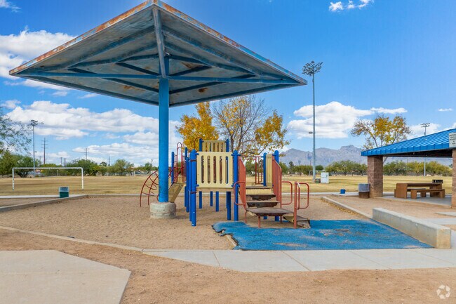 Children love the playground at Jacob's Park in Tucson, Arizona.