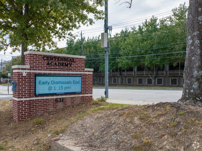 Centennial Academy is located at 531 Luckie St NW, Atlanta, GA 30313.