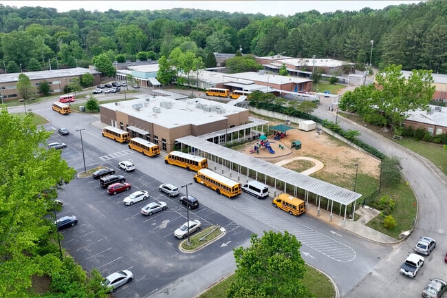Chalkville Elementary School provides transportation for all its students.