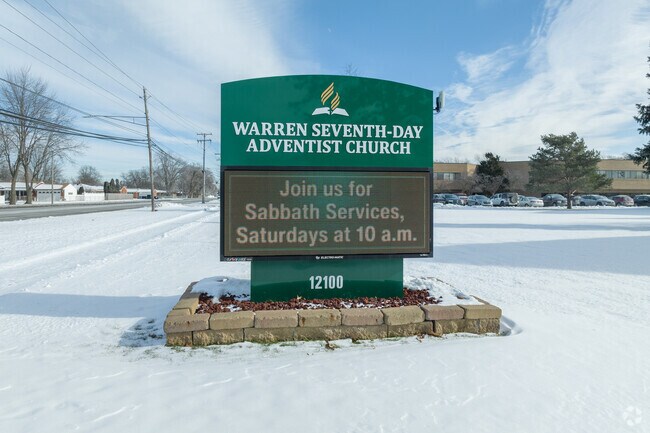 Warren SDA Junior Academy sign.