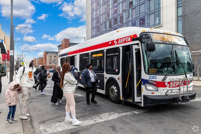 People in the Hartranft neighborhood use SEPTA Buses to get around.