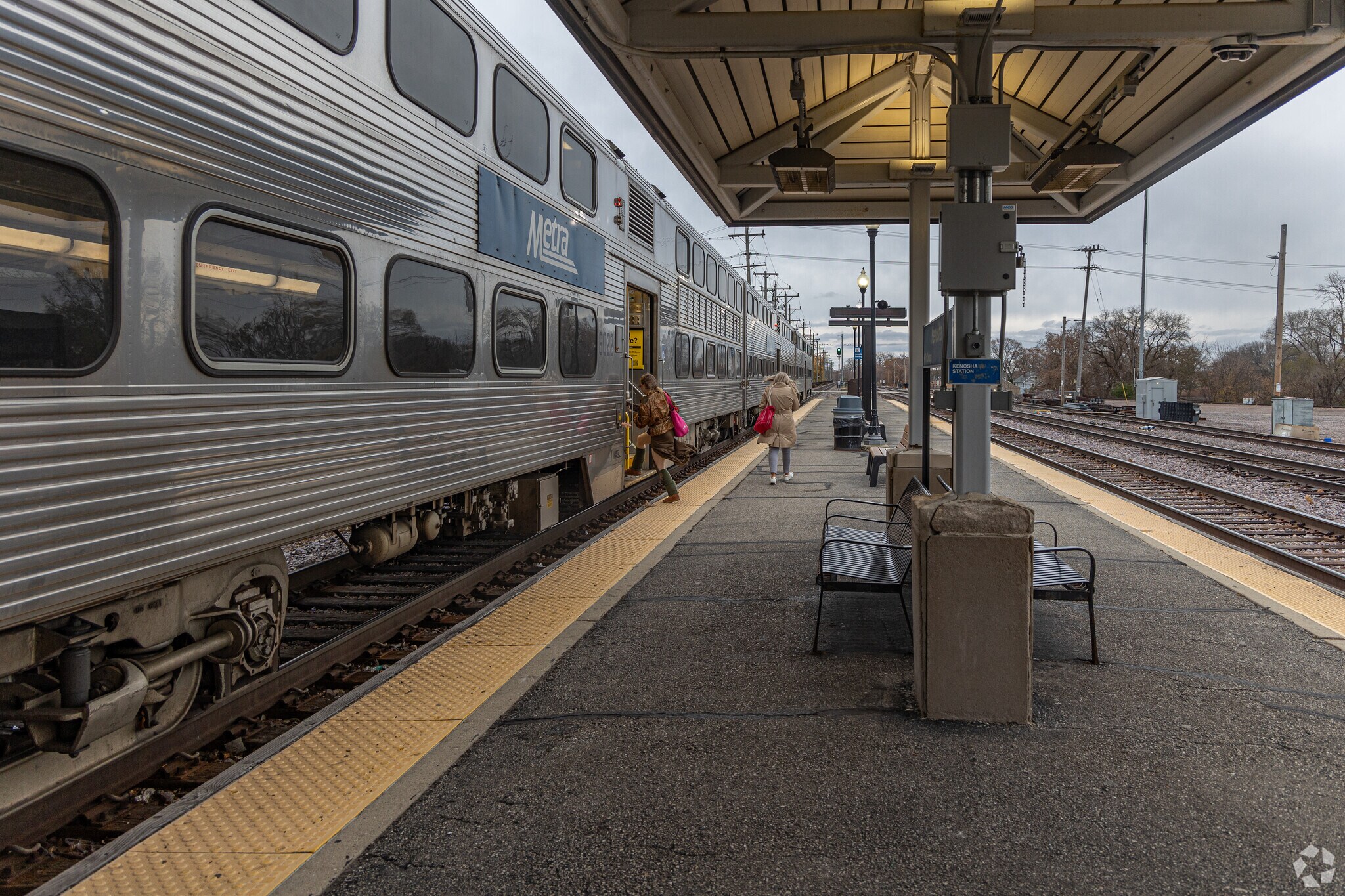 Locals use the Metra to get from McKinley to Chicago.