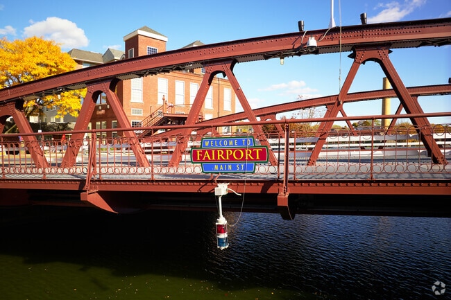 Fairport's liftbridge, built in 1913, was recently updated