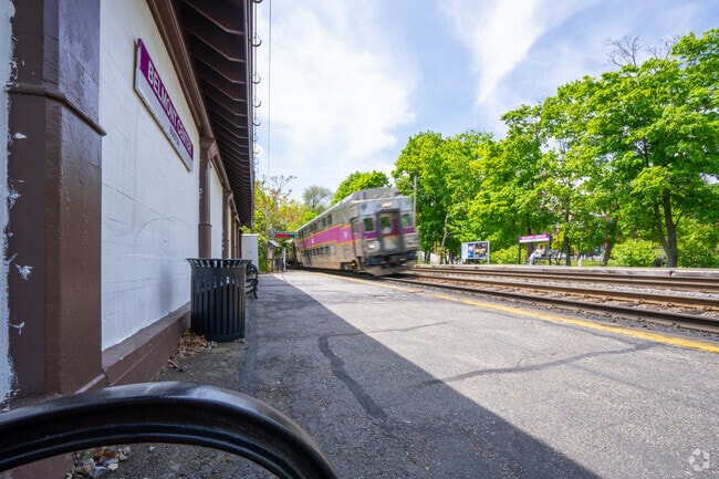 Take the train East to Boston or West from the Belmont Center commuter rail station.