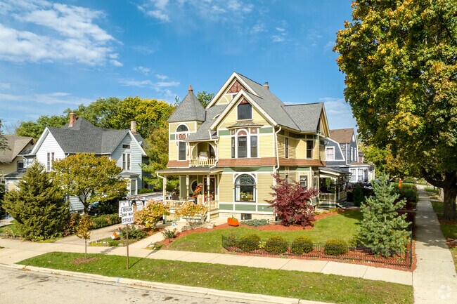 In Elgin, historic districts feature unique architecture including Victorians.