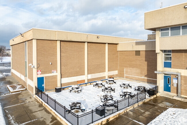 Health, Biosciences, HR Services and IT programs are taught at Vivien T. Thomas.