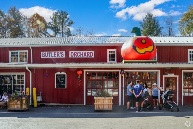 Indulge in farm-fresh delights at Butler's Orchard market in nearby Germantown.