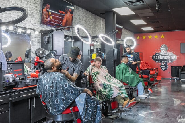 Blends Barbershop near Johnson Ranch offers a variety of hair and face services for all ages.