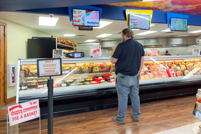 Waynesburg residents can pick up treats from the deli at nearby Smith's Waco Market.