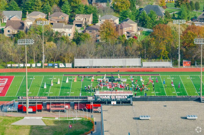 Oak Hills High School students in Mack attend extra curricular activities after school.