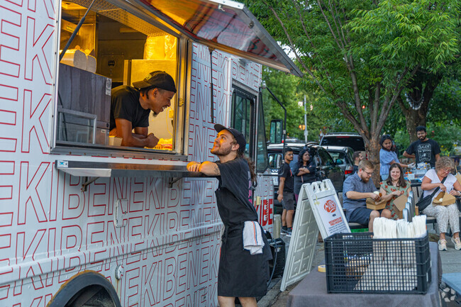 Remington locals can enjoy a variety of food vendors at the Mount Royal Soaps Night Market.