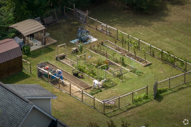 Many Hinkles homeowners grow their own produce and livestock.
