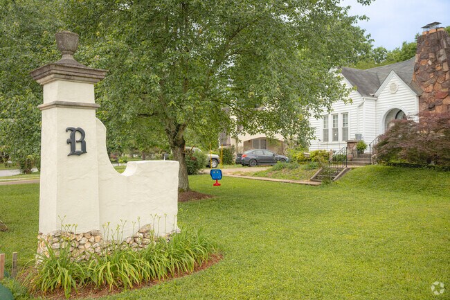 Brainerd has smaller subdivisions of homes that are often identified by sculptural entrances.