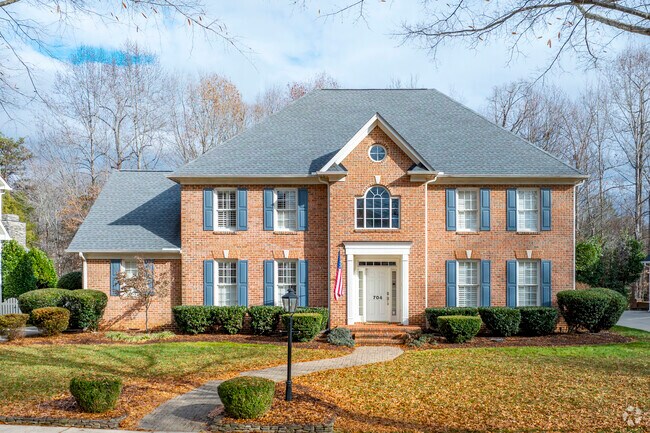 A stately Colonial revival home on Warm Springs Point in Old Towne.