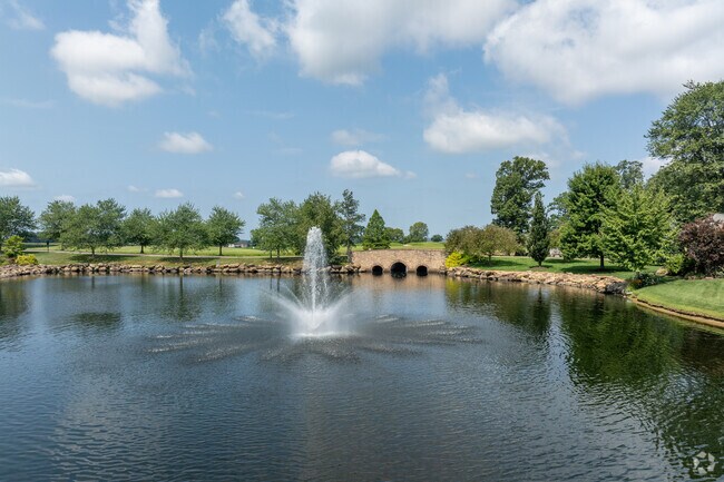 Scenic and tranquil beauty was designed into the Cambridge Village neighborhood.