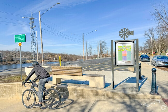 Enjoy the serenity on a bike ride in Northeast Batavia.