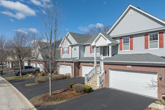 North Aurora features New Traditional townhouses built in the early 2000's.