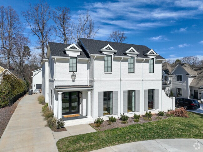 A custom home in Sherwood Forest, one of the many large, beautiful homes in Sherwood Forest.