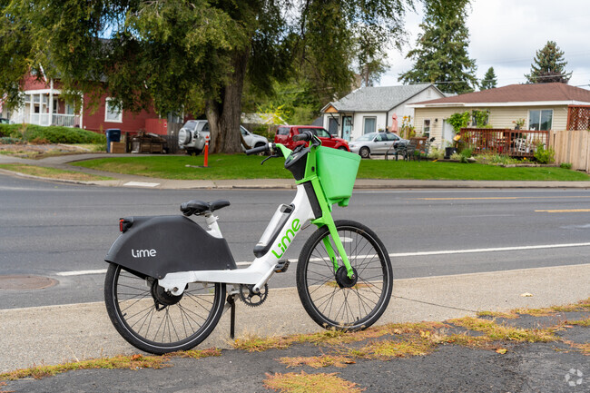 Lime bikes and scooters are found within the Minnehaha neighborhood.