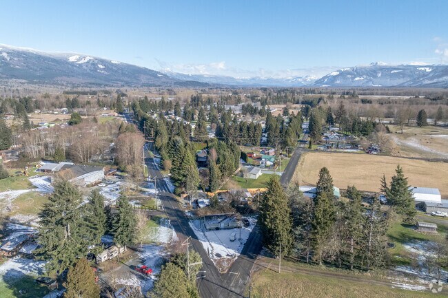 Sedro-Woolley sits at the base of the Cascade Mountain Range.