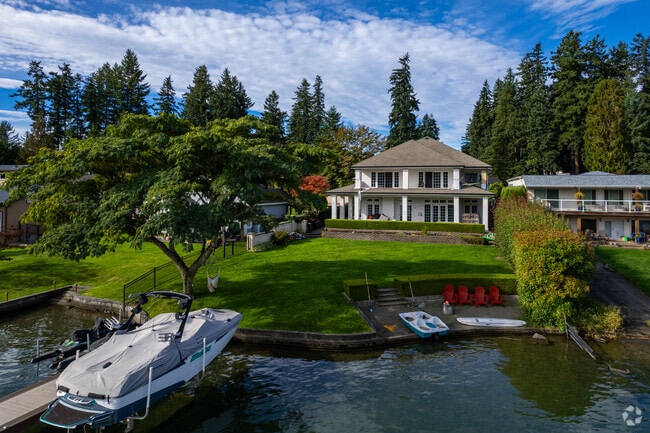 Stunning estate home on the shores of Lake Tapps.