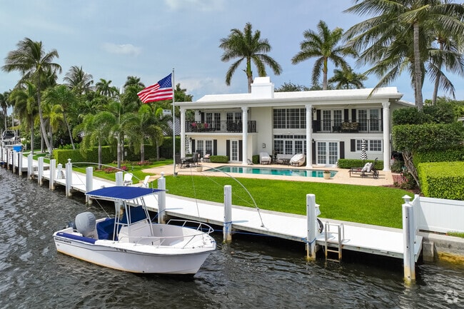 There are plenty of traditional multi-level waterfront family homes in Santa Barbara Estates.