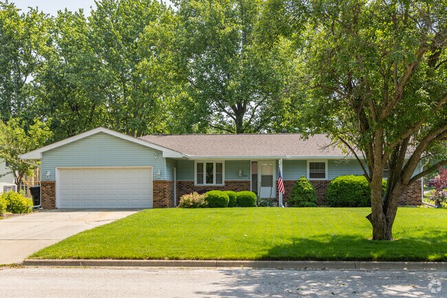 Ranch homes with well kept yards and two car garages are ample in Parkside.