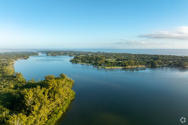 Hobe Sound is located on the Indian River, between Port St. Lucie and West Palm Beach.