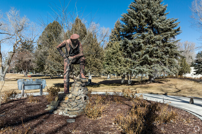Basque Shepherd Statue in Main City Park pays homage to Elko’s robust Basque community.