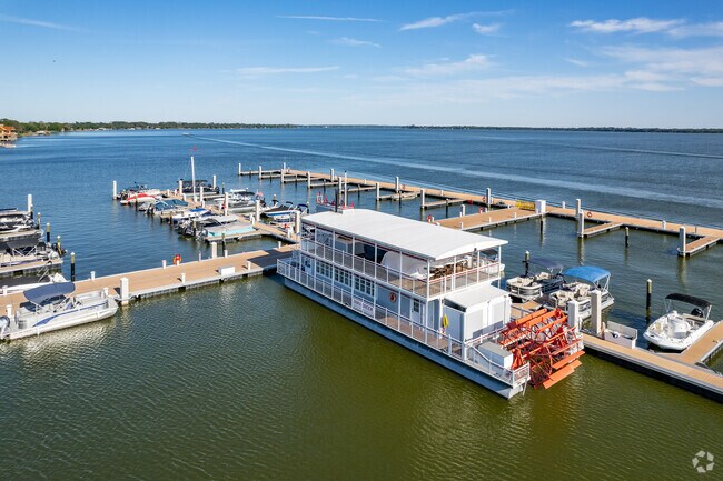 The Dora Queen paddle boat docks in Tavares.