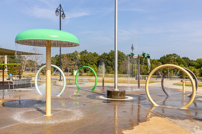 The North Sherwood Forest Community Park offers a great splashpad for children.