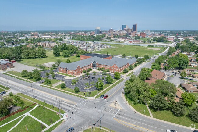 Jones Leadership Academy sits just outside of downtown Toledo.