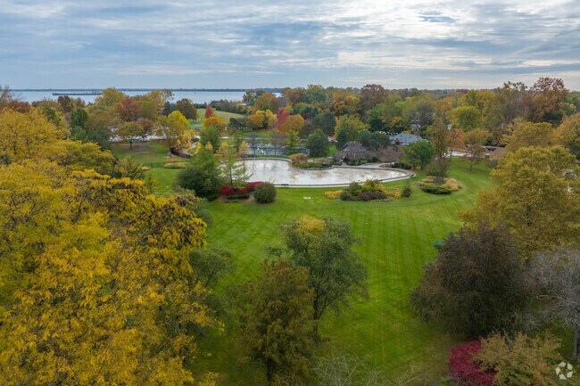 Enjoy spectacular views of Lake St. Clair from Matthew C. Patterson Park.