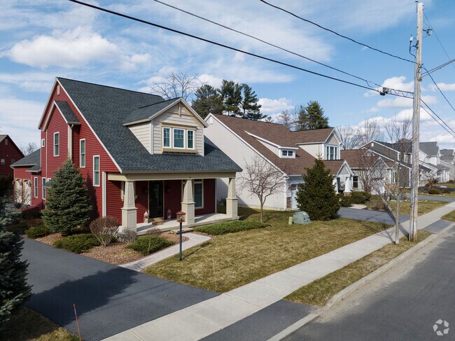 Beautiful Craftsmans built next to each other in Saratoga Springs.