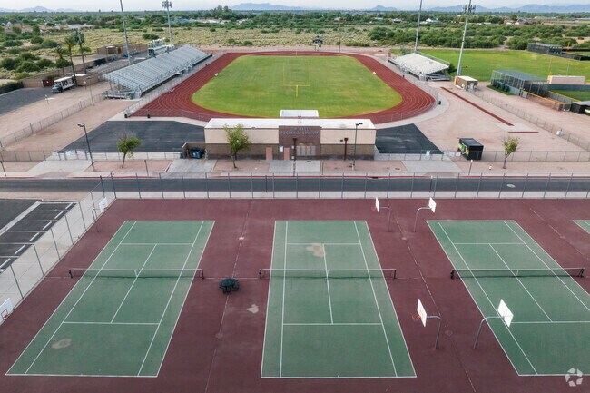 Jim Wall Football Stadium is part of the Basha High School athletics program.