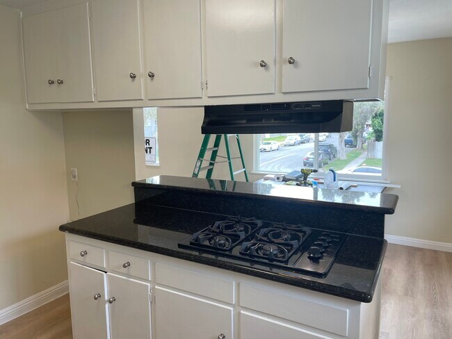 Gas range w/ hood vent