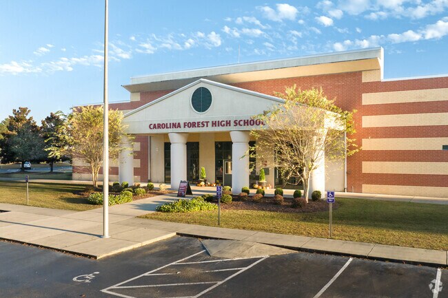 Students at Carolina Forest High School have access to several outdoor sports fields.